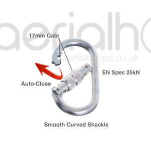 aerial hoop lyra circus 25kN Carabiner