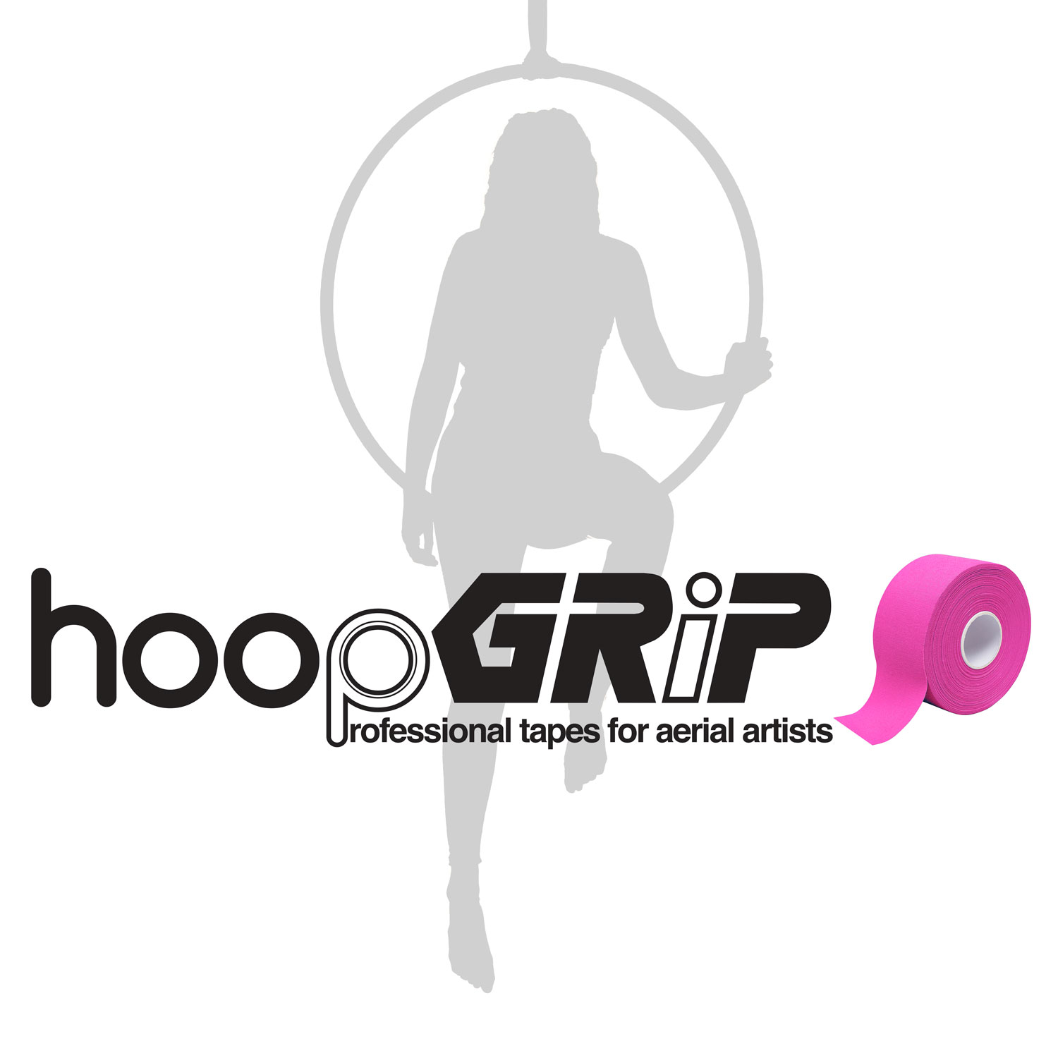 HoopGripPink aerial hoop lyra circus HoopGrip Athletic Tape Pink