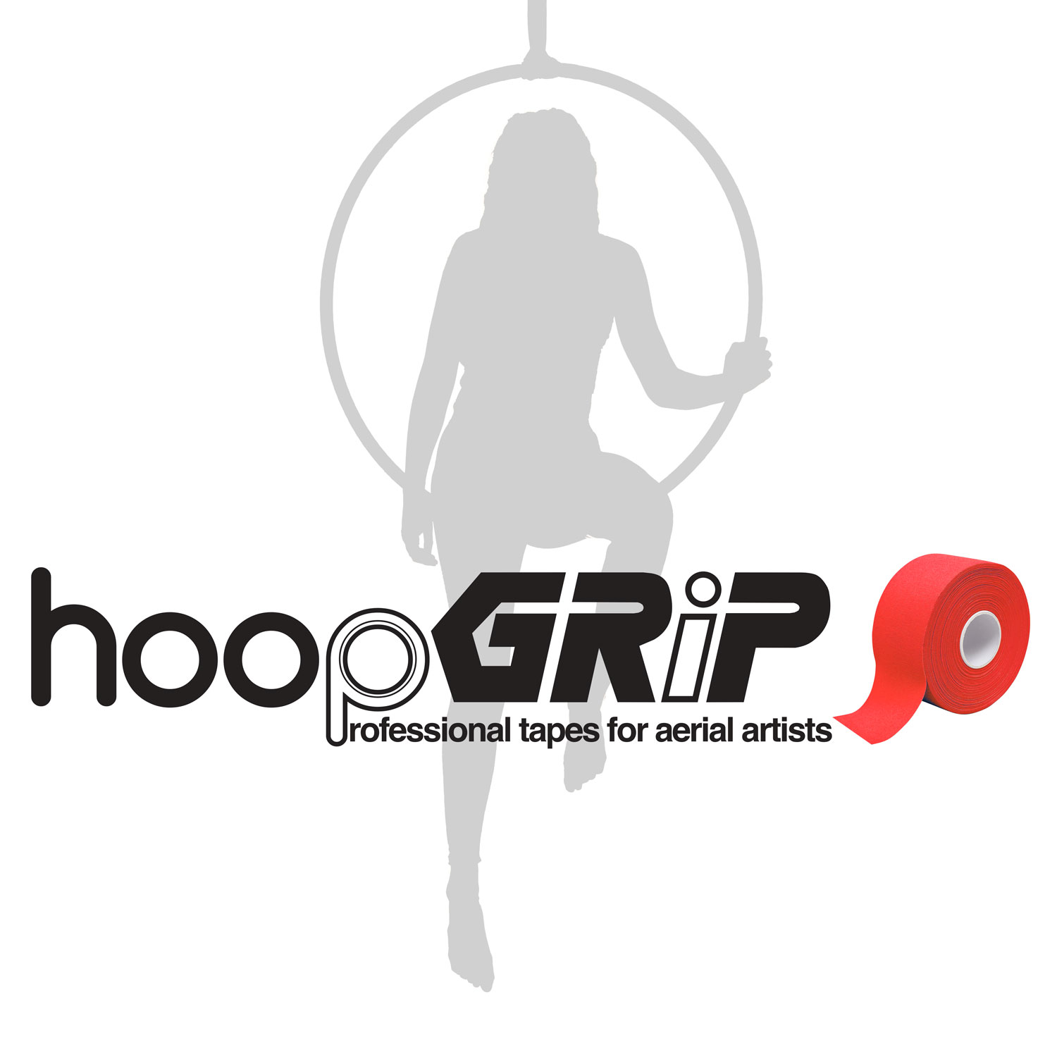 HoopGripRed aerial hoop lyra circus HoopGrip Athletic Tape Red
