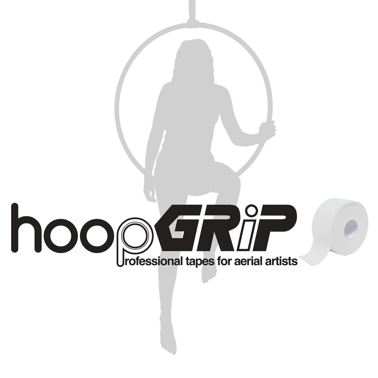 HoopGripWhite aerial hoop lyra circus HoopGrip Athletic Tape White