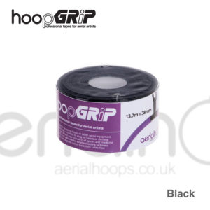 aerial hoop lyra circus HoopGrip Athletic Tape Black