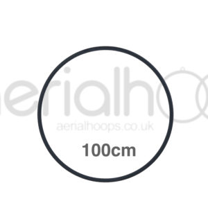 100cm zero point aerial hoop lyra circus Black