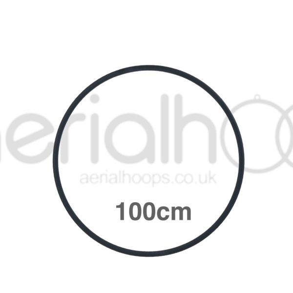 100cm zero point aerial hoop lyra circus Black