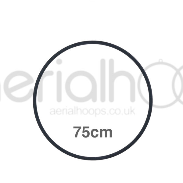 75cm zero point aerial hoop lyra circus black