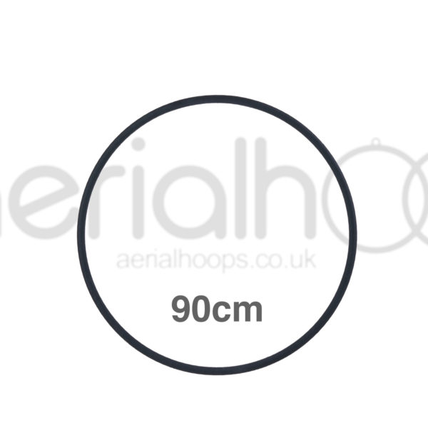 90cm zero point aerial hoop lyra circus Black