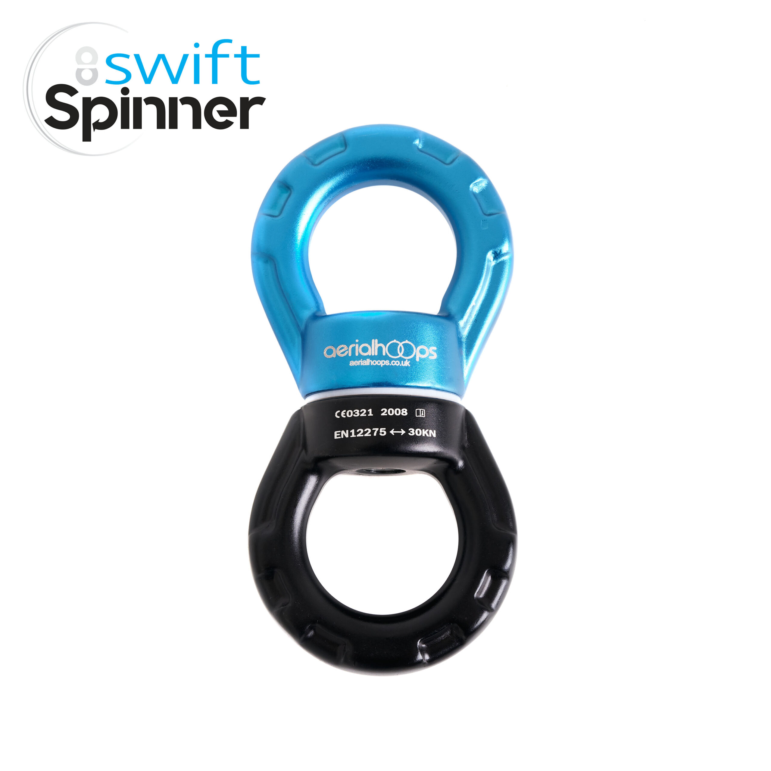 AH Spinners 20200268 Logo Aerial Swivel Swift Spinner 360 Blue Black 30kn