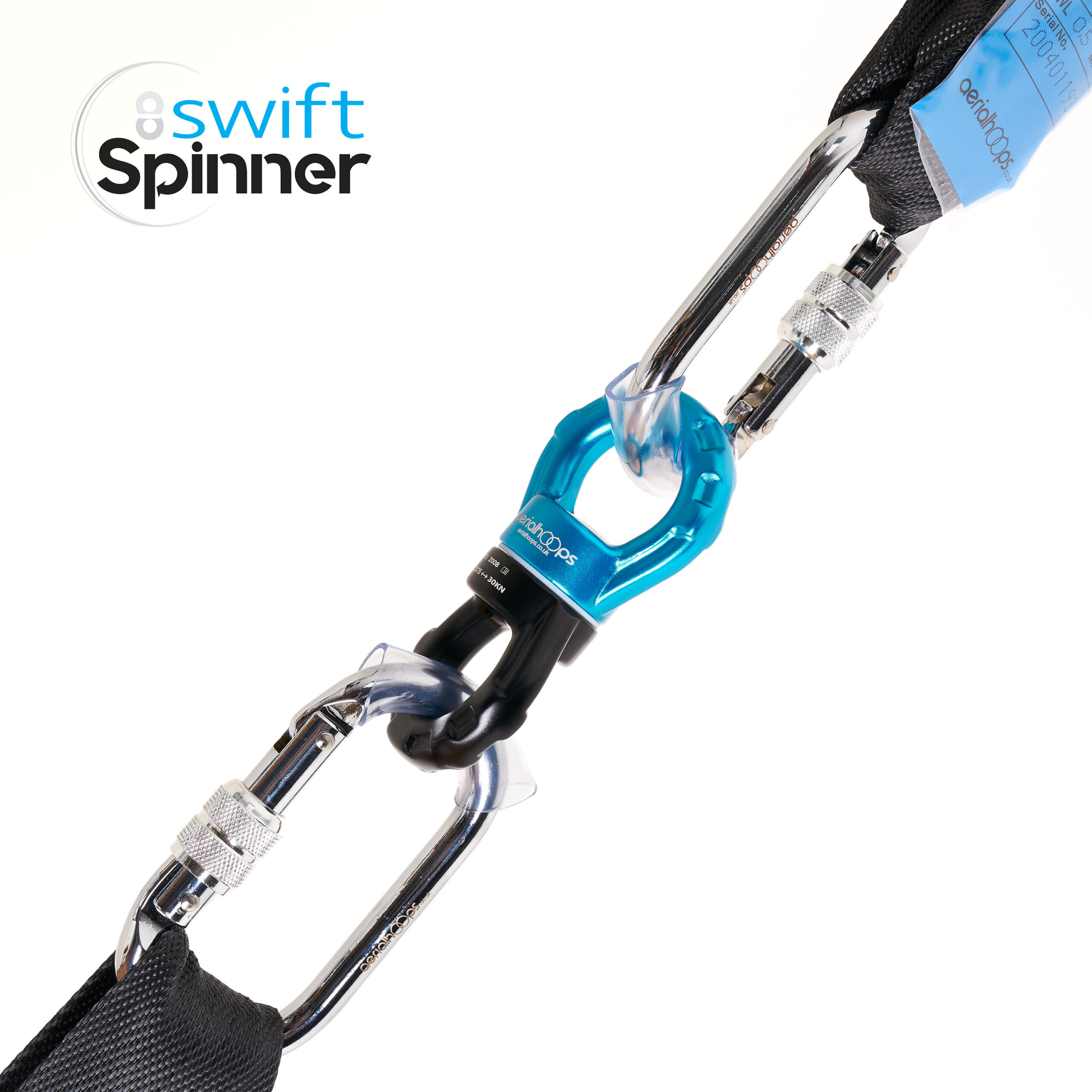 AH Spinners 20200530 Logo Aerial Swivel Swift Spinner 360 Blue Black 30kn
